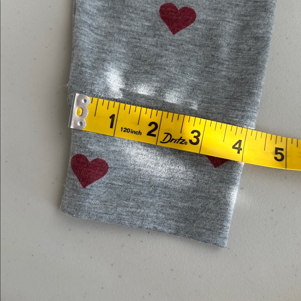 Style & Co. Gray Hoodie with Red Heart Pattern Size M. - Picture 13 of 16